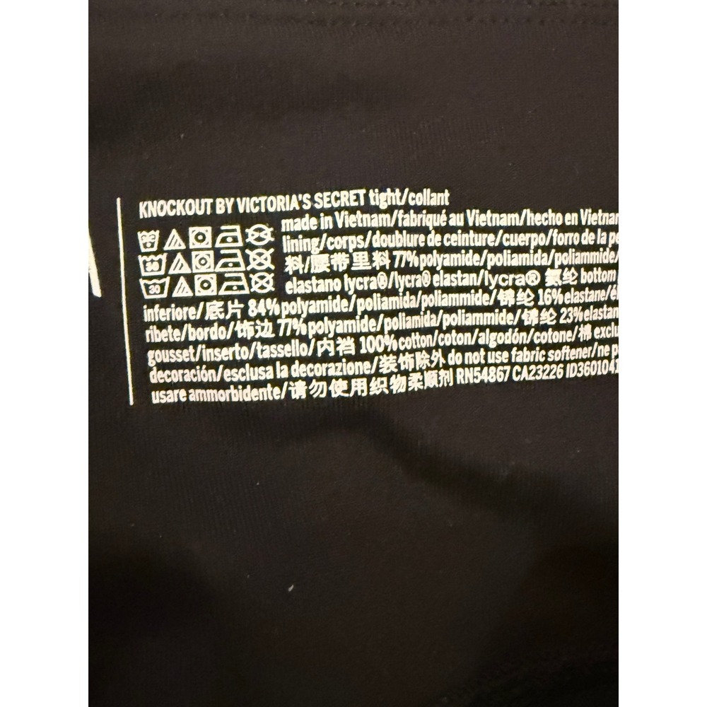 Victorias Secret Sport Knockout Mesh Trim High Rise Leggings Womens Small - Picture 3 of 8